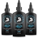 Bossman Jelly Bead Oil for Men - 3 packs (12 oz en total, parfum magique) – Adoucit, hydrate et conditions avec des ingrédients naturels