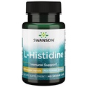 Swanson Amino Acid Ajipure L-Histidine Pharmaceutique Grade 500 Milligrammes 60 Capsules de Veg