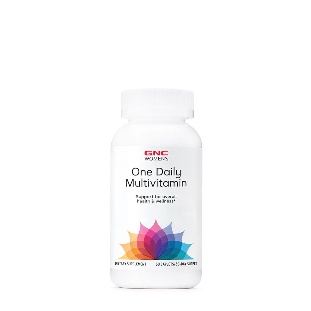 GNC Women's One Daily Multivitamine (en anglais seulement) soutient la fonction immunitaire et cérébrale plus la santé des cheveux, de la peau et des ongles.