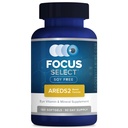 Focus Select Sans Soy AREDS2 à base de supplément vitamine-minéral pour les yeux - AREDS2 à base de supplément pour les yeux (180 ct. 90 jours d'approvisionnement) - AREDS2 à base de formule faible en zinc - supplément vision des yeux et vitamine, 1 paquet