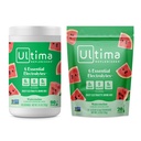 Ultima Replenisher Mélange de poudre d'électrolyte – sans sucre – pastèque, 90 boîtes de service et 20 sacs à bâton – 6 électrolytes et minéraux – Keto Friendly, Vegan, non-OGM