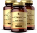 Solgar méthylcobalamine (Vitamine B12) 5000 mcg, 60 Nuggets (paquet de 3) - Saveur de cerise - soutient le métabolisme énergétique - corps prêt, forme active - non-OGM, végétalien, sans gluten - 180 portions totales