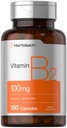 Horbäach Vitamin B2 100mg | 180 Capsules | Riboflavin Supplement | Non-GMO & Gluten Free