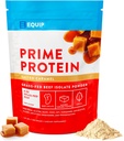 Equip Foods Prime Protein Powder (en poudre de protéines) Clean, Grass Fed Beef Protein Powder, Carnivore Protein Isolate (en poudre de protéines) Paléo, Keto Friendly, Gluten & Dairy Free, aide à construire et réparer des tissus (en poudre) 30 portions, caramel salé