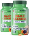 Enzymes digestifs de la papaye naturelle de jouvence - bonbons à croquer sans sucre - Promotion d'une meilleure digestion - Constipation et blottis, désintoxication, fuite Gut réparation et gaz - végétalien, non-OGM (2 paquets de 90ct)