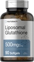 Horbaach Supplément de glutathion liposomique 500mg.90 Softgels.