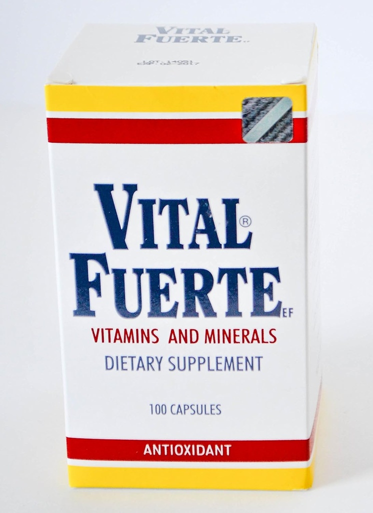 Vitamins and Minerals Dietary Supplement 100 Capsules Antioxidant