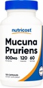 Nutricost Mucuna Pruriens 400mg, 120 Capsules - 800mg Par portion, Veggie Caps, de la semence de Mucuna Pruriens