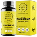 Pills d'énergie naturelle – Sans caféine – Métabolisme, Booster mental – avec Rhodiola Rosea, Dandelion Root, Bacopa, Extrait de ginseng – 7 herbes et absorption Enhancing Piperine – Vegan, Non-OGM, 60 Ct