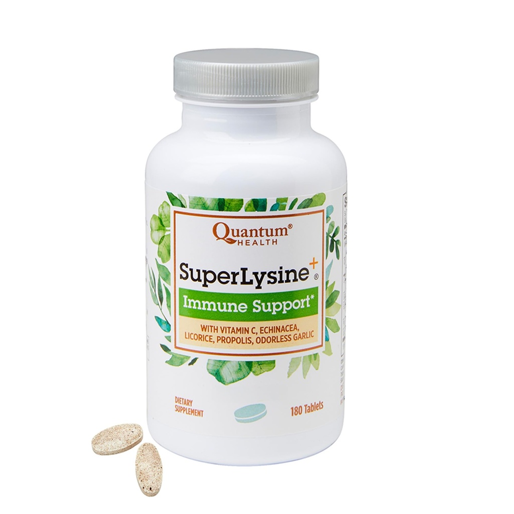Quantum Amino Acid Super Lysine Plus Comprimé - 180 comprimés par emballage - 3 par boîtier.