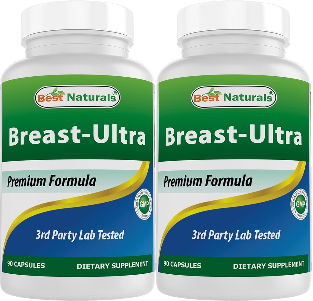 Best Naturals Breast-Ultra Breast Enlargement Pills 90 Capsules (90 Compte (paquet de 2))