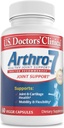 Doctors américains (en anglais seulement) Clinical Arthro-7 - Complexe de soutien mixte éprouvé cliniquement avec Turmeric, MSM, Collagen, Bromelain pour la flexibilité, la mobilité et le cartilage fort - 60 capsules - 15/30 jours d'approvisionnement