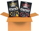 HALLS Minis Cerises et miel Citron sans sucre Boîte de tomates, 2 sacs, 4 paquets (96 gouttes totales)