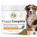Puppy biologique pour animaux de compagnie complet - Poudre de multivitamines pour chiens - 1 lb - Vitamines et suppléments quotidiens pour chiens pour aliments maison - Système immunitaire, peau, manteau et santé générale - Petits et grands chiots de race