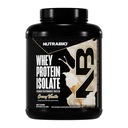 NutraBio 100% Whey Protein Isolate Protéine Poudre, 25g Protéine avec profil complet d'acide aminé, non-OGM, sans soja et sans gluten, faible teneur en glucides, faible teneur en calories en protéines, Vanille alpine, 5 Lb