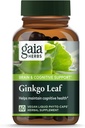 Gaia Herbs Ginkgo Leaf - Utilisé traditionnellement pour soutenir la circulation saine et la fonction cérébrale* - Supplément à base de plantes - 60 phytocapsules liquides végétaliens (20 jours)