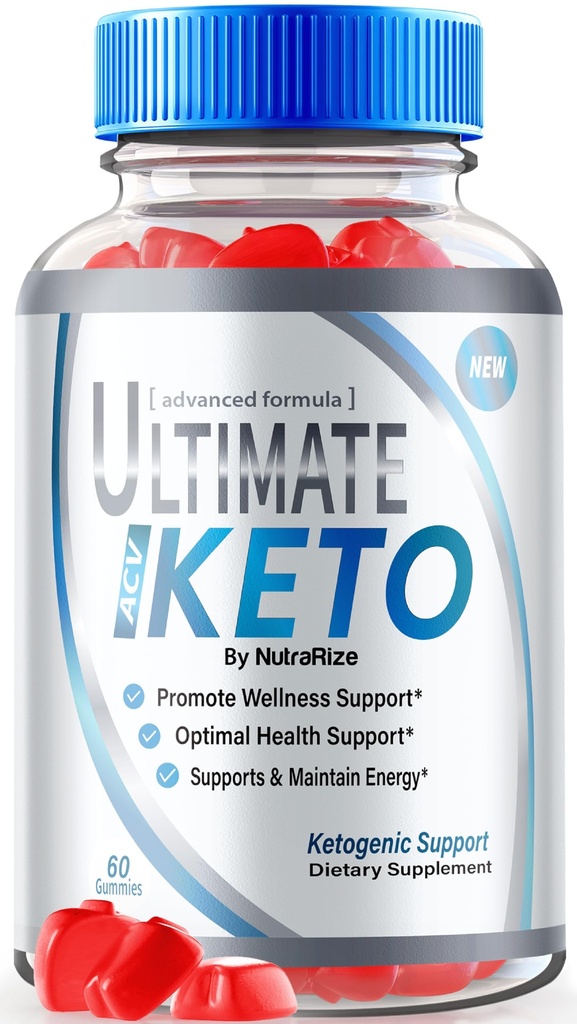 Ultimate Keto ACV Gummies, Ultimate ACV Keto Advanced Weight Loss Supplément, Ultimate Keto Formula, vinaigre de cidre de pomme de vinaigre naturel 1000MG, Ultimate Keto ACV Vitamines, Avis officiels (60 Gummies)