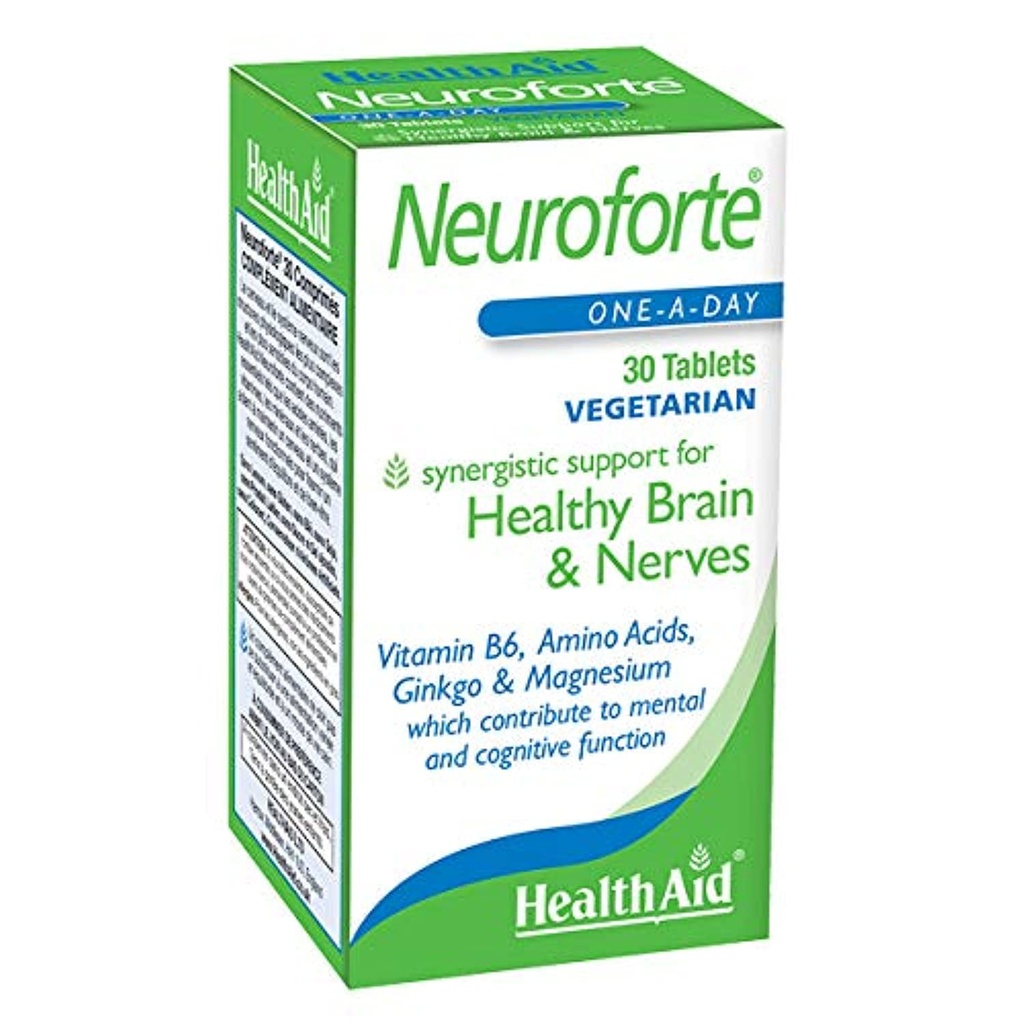 Neuroforte d'aide à la santé (acide amino, complexe vitaminique B) 30 comprimés