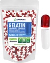 XPRS Nutra Taille 3 Capsules vides - 1000 Compte Capsules de gélatine vides - Pills Bricolage Capsule Remplissage - Pure Pill Gel Caps pour Do-It-Youlf Suppléments (Clear Red/White)