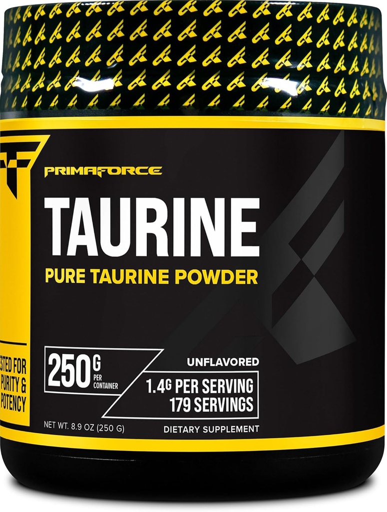 PrimaForce Taurine Powder, 250 Grams - Non-GMO & Gluten Free Supplement