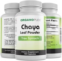 ORGANOPLEX - Chaya (épinards d'arbres) - Poudre de feuille – 180 gélules de légumes