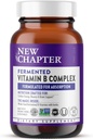 Nouveau chapitre Complexe Vitamine B, Complexe Vitamine B fermenté, USDA Organic, ONE Daily for Cellular Energy + Cerveau + Beauté, 100% Vegan, Sans gluten - 60 Compte