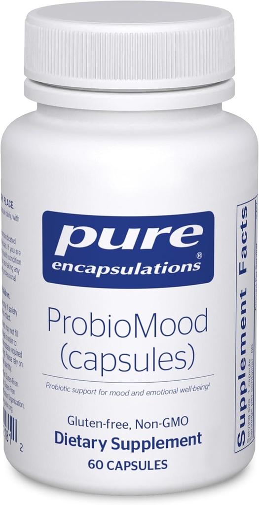 Encapsulations pures ProbioMood Combinaison probiotique stable sur plateau conçue pour soutenir la relaxation et la fonction G.I.*