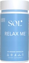 Relax Me - Relaxing Relief naturel pour le stress, la tension et l'inquiétude - 15x Plus efficace - Support de l'humeur, Relaxez l'esprit et le corps - Suppléments pour les adultes - Non-Souffrance - 60 Capsules végétariennes
