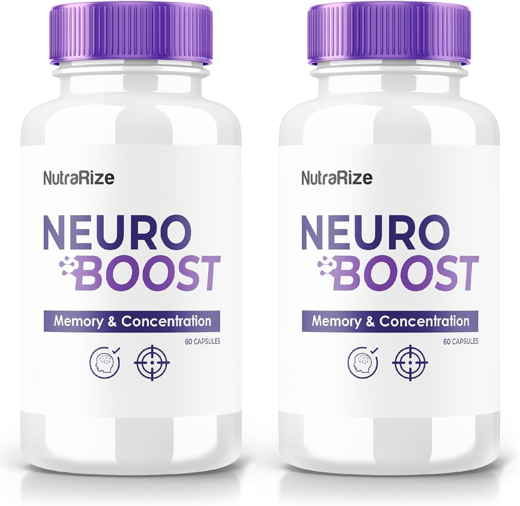 (2 packs) Neuro Boost – Capsules premium avec une formule propre pour le focus, l'alerte et la netteté quotidienne.