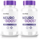 (2 packs) Neuro Boost – Capsules premium avec une formule propre pour le focus, l'alerte et la netteté quotidienne.