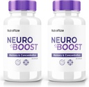 (2 packs) Neuro Boost – Capsules premium avec une formule propre pour le focus, l'alerte et la netteté quotidienne.