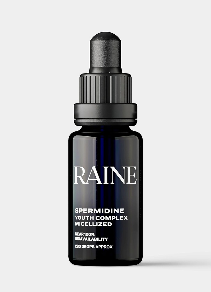 RAINE 2 mois d'approvisionnement 70 doses I Spermidine Suppléments fabriqués en Suisse - Meilleurs suppléments de spermidine anti-âge pour les hommes et les femmes - Technologie Micelle, renouvellement cellulaire, durée de vie