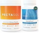 ecoNugenics Supplément santé cérébrale – PectaSol modifié Citrus Pectin Fibre + HonoPure Magnolia Extrait d'écorce — Nootropic Pack for Sleep, Stress Relief, Cognitive Function, GABA Support