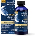 Mommy's Bliss Kids Dormez liquide avec de la mélatonine et des herbes calmantes.Le processus de sommeil naturel pour les enfants 3 ans et plus.