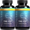Primal Harvest Primal Vision avec lutéine, zéaxanthine, vitamine A et zinc pour la santé des yeux, soutien de la lumière bleue et la clarté visuelle 2 Pack