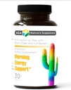 Suppléments AGA Nature Matin Energy Support Multivitamine pour hommes avec Ginger Noir et Cordyceps 30 Capsules