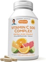 ANDREW MOINSMAN Vitamine C 500 Complexe 60 Capsules - Vitamine C non acide Plus Citrus Bioflavonoïdes pour le système immunitaire et le soutien anti-oxydant, pas de mise à l'envers de l'estomac, petites capsules faciles à avaler