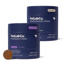 PetLab Co. – Ensemble de probiotiques multivitamines et chiens : multivitamines à croquer pour les chiens soutiennent les probiotiques pour la santé et les chiens pour soutenir la peau démangeaison, les tabourets occasionnels et la production saine de levure