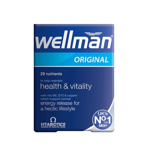 Vitabiotics Wellman Vitamine & Mineral Supplement original de 30's.