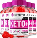 Supplément de Gummies de vinaigre de cidre de pomme - Slimbites Keto + Gummies de vinaigre de cidre de pomme 1000MG, Gummies de cidre de pomme Avis, Vitamine B12 (5 Pack - 300 Gummies)
