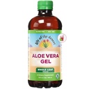 Lily Of The Desert Aloe Vera Gel, sans conservateur - Feuille entière filtrée épaississante Consistance Aloe Vera boisson avec des vitamines naturelles, enzymes digestives pour la santé Gut, bien-être, peau Glowing, 32 Fl Oz