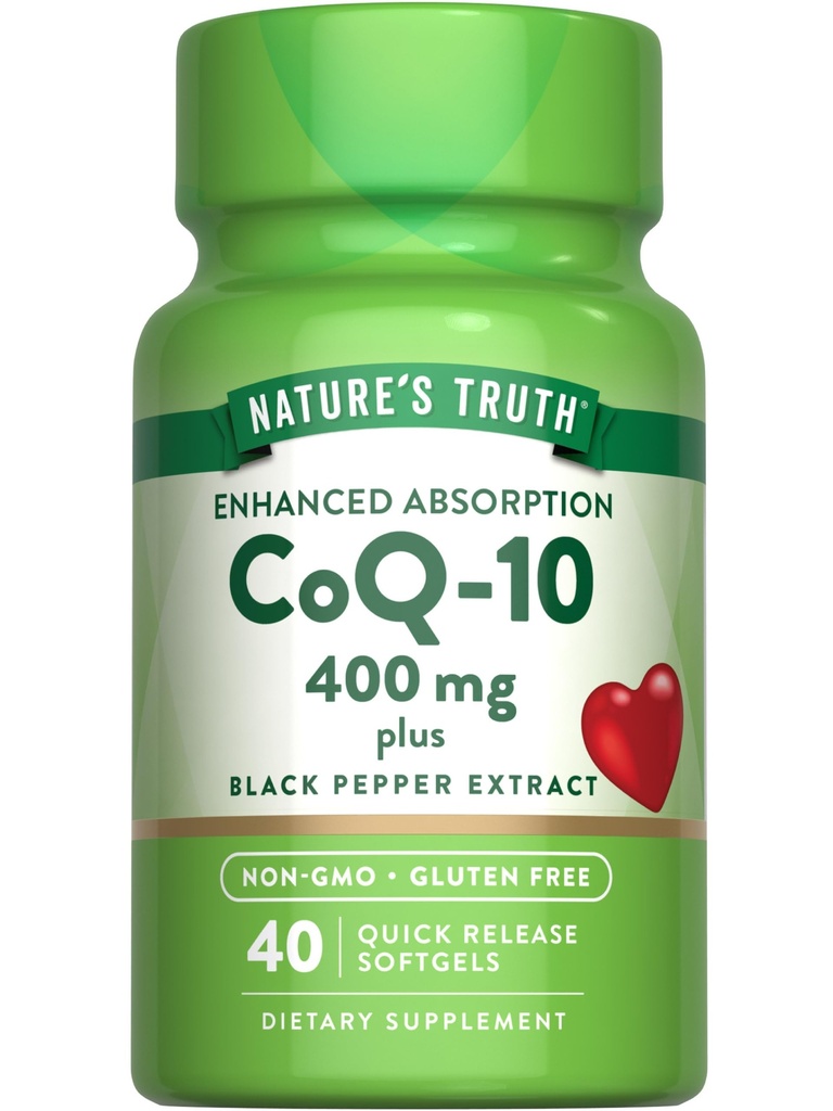 Nature's Truth CoQ10 400mg. softgels.