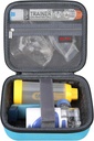 Elonbo étui de transport pour nébuliseur portable à inhalateur automatique Asthme Inhalateur Spacer, EpiPen Travel Medicine Kit, porte-machine à atomiseur à mesh portatif sac, Pocket Fits Auvi Q Ventolin, Bleu