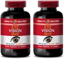 Vitamines pour le soin des yeux - Soutien maximal de la vision - Promotion d'une vision saine - Supplément l-Taurine, Lutéine, Fruits de baies, Graines de raisin, Quercetine Dihydrate, L-Taurine, Pills de vitamine A, 2 capsules Bot 120