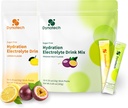 Dynatech Zero Sugar Electrolyte Drink Mix - Lemon，Passion Fruit - Hydration Powder Packets with 10 Electrolytes & Vitamins | Non-GMO, Gluten Free, Vegan Electrolytes Powder Packets | 32 Servings