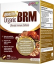 LABO Nutrition Bioactive Bio Organic BRM - Soutien immunitaire avancé et maintien de l'activité des cellules tueuses naturelles; 6 champignons thérapeutiques Lingzhi, Yunzhi, Maitake, Shiitake, Agaricus Blazei Murill & Cordyceps