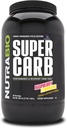 NutraBio Super Carb - 60 portions (Lémonade aux framboises)