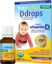 Drops Bébé 400 UI, vitamine D, 60 gouttes 1,7mL (0,06 Fl. Oz (paquet de 1))