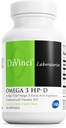 DAVINCI Labs Omega 3 HP-D - Supplément alimentaire pour soutenir le système immunitaire, les articulations saines et la santé cardiovasculaire et cutanée* - avec vitamine D3 et plus - sans gluten - 60 softgels