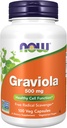 MAINTENANT Aliments suppléments, Graviola (Annona muricata) 500 mg, fonction cellulaire saine*, 100 gélules
